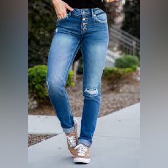 KanCan Med Wash Button fly Denim - Picture 1 of 11